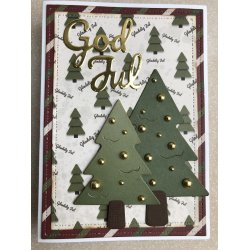 Juletrer m. stub die - Barto Design xxxx