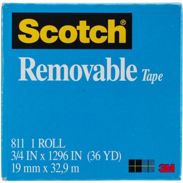 Removable Tape 19 mm x 32,9 m Scotch