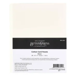 Better Press Cotton 8 1/2 x 11 Inch Sheets Bisque (25pcs) (BPC-009)