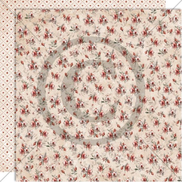 Papirdesign mnsterpapir 12 x 12" Juletid