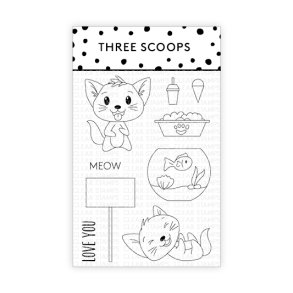 Akrylstempel st Kat 2 - Meow ST15