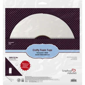 Crafty Foam Tape White 32,9m 1mm