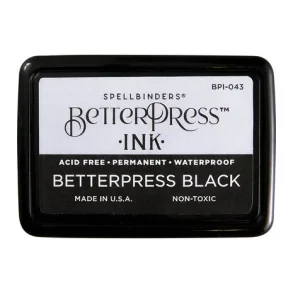 Full Size BetterPress Black Ink Pad (BPI-043)