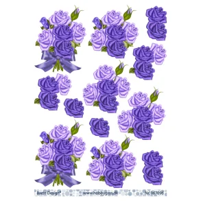 3D ark Barto Lillla blomster M2