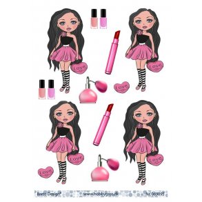 3D ark Barto design Pige og makeup M38