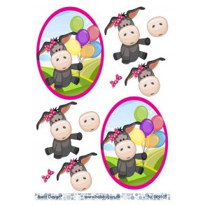 3D ark Barto Ko med balloner M7