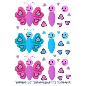 3D ark Barto Sommerfugle M36