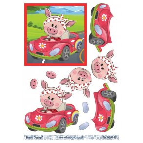 3D ark Barto Gris k�re bil M20