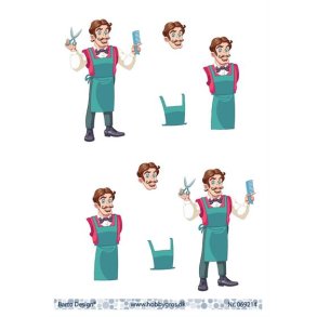 3D ark Barto Fris�r M34