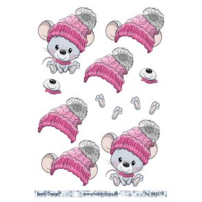 3D ark Barto Mus med hue M14