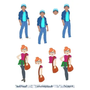 3D ark Barto Unge pige/dreng M5