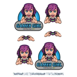 3D ark Barto Gamer Girl M5