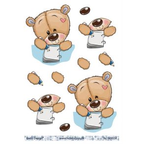 3D ark Barto Bamse der skriver M30