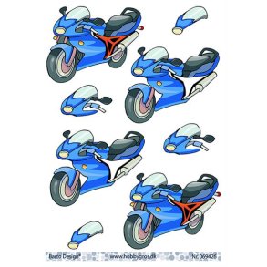 3D ark Barto Motorcykel M13