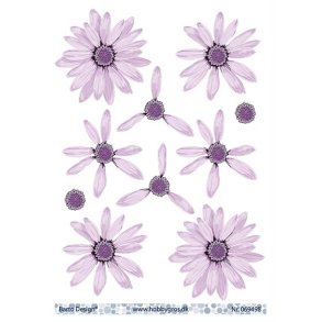 3D ark Barto Lilla blomst M6