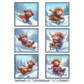 Klippeark dyr med horn Barto design M37