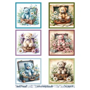 Klippeark Barto Bamse i kuffert M38