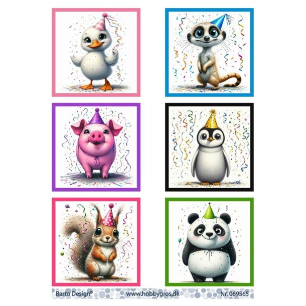 Klippeark Sjove party dyr Barto design M25