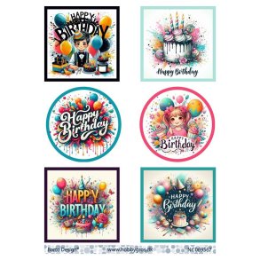 Klippeark Happy Birthday Barto design M25