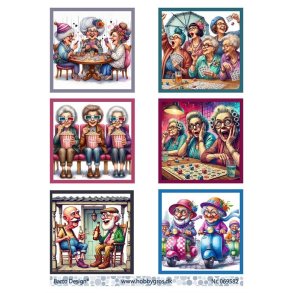 Klippeark sjove �ldre mennesker Barto Design