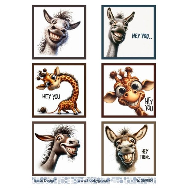 Klippeark Sjove dyr Barto Design