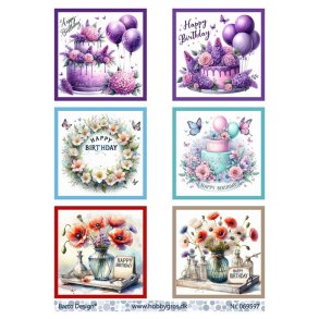 Klippeark Barto Design Happy Birthday A4 M47