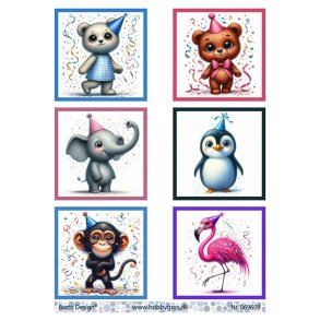 Klippeark F�dselsdags dyr Barto Design