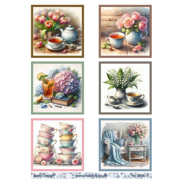Klippeark Blomster med tilbeh�r Barto Design M20