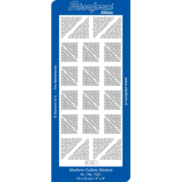 Stickers hjrner 1021 slv S5