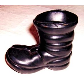 Stvler stor i sort plast 7x9cm 2stk