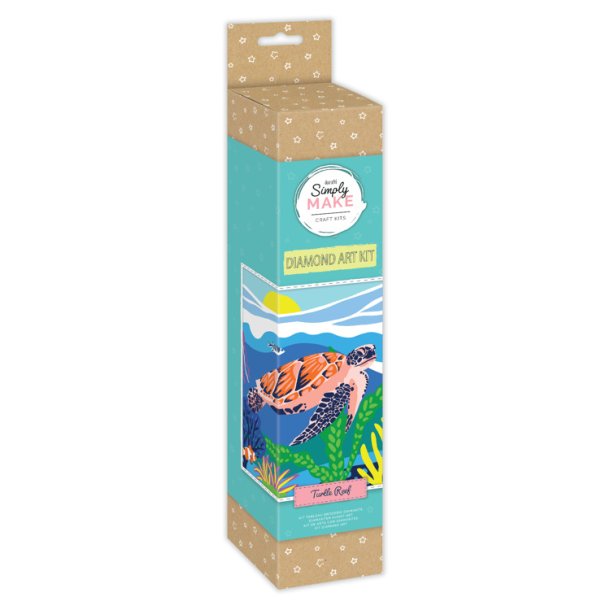 Diamond Art kit - Turtle Reef 48x36cm