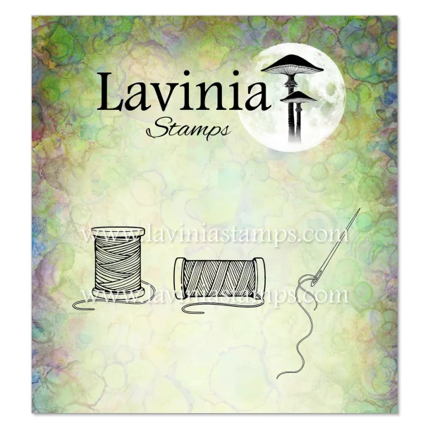 Reels &amp; Needle Stamp LAV1060 