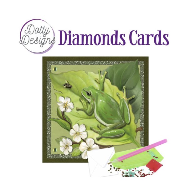 Diamonds cards Frog