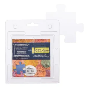 Gel Press � Gel Printing Plate Puzzle Piece 4x4