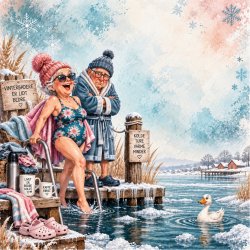 Papirblok Lidt �ldre - meget sjovere 15 x 15 cm. - Luna Hobby