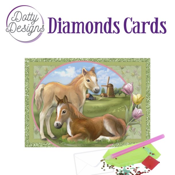 Diamonds cards Horses