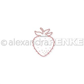 Alexandra Renke Die Tear frame strawberry Ba0364 D22