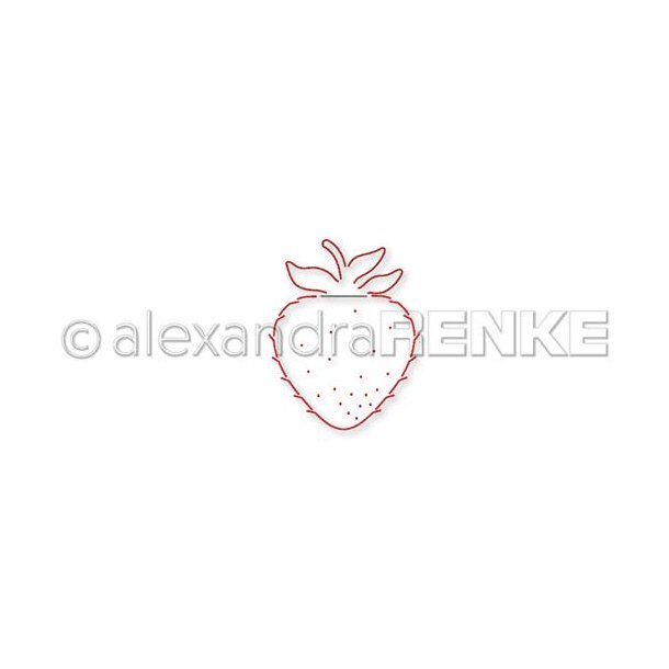 Alexandra Renke Die Tear frame strawberry Ba0364 D22