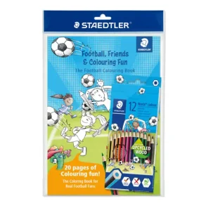 Staedtler s�t med farveblyanter og h�fte