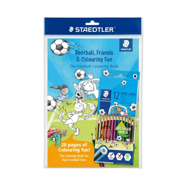 Staedtler s�t med farveblyanter og h�fte