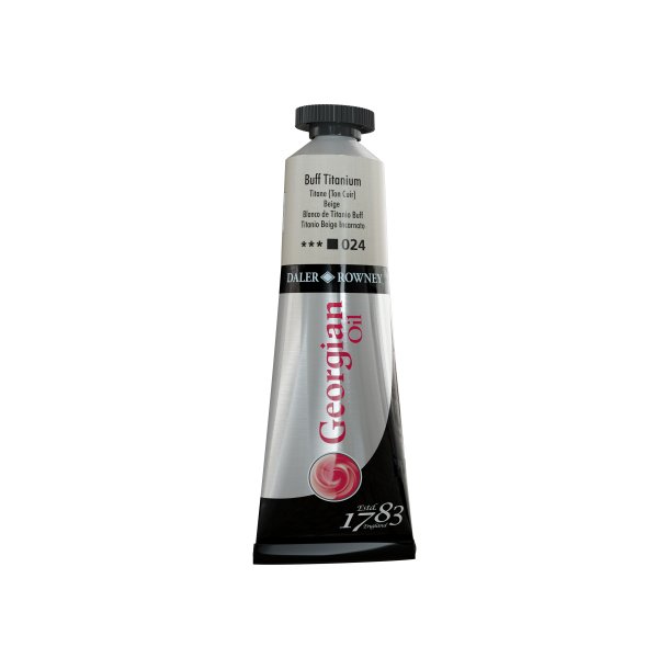 Georgian Buff Titanium olie maling 38ml Daler Rowney 024