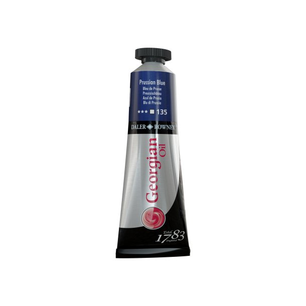 Georgian Prussian Blue olie maling 38ml Daler Rowney 135