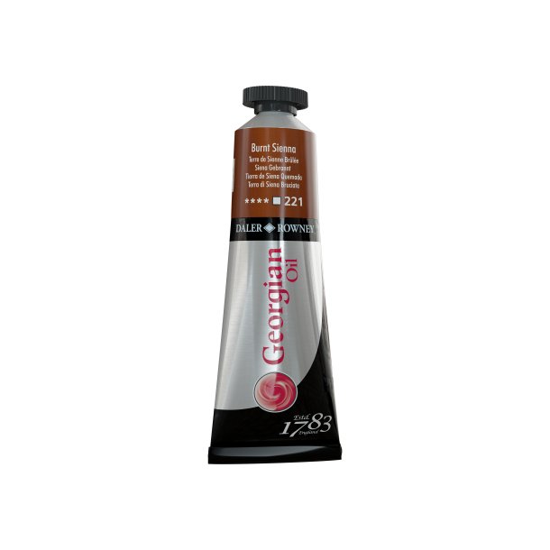 Georgian Burnt Sienna olie maling 38ml Daler Rowney 221