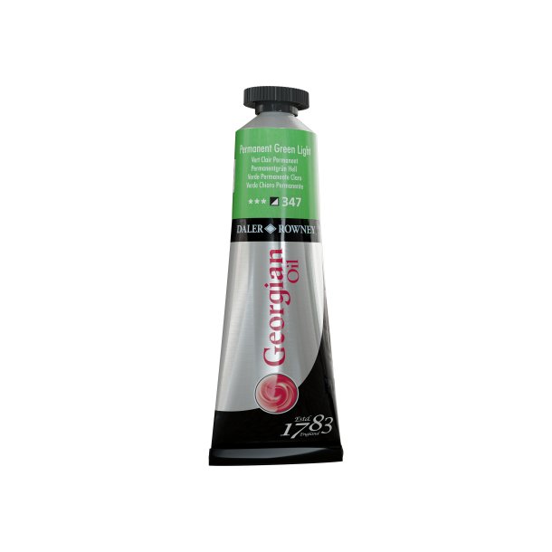 Georgian Perm Green Light olie maling 38ml Daler Rowney 347