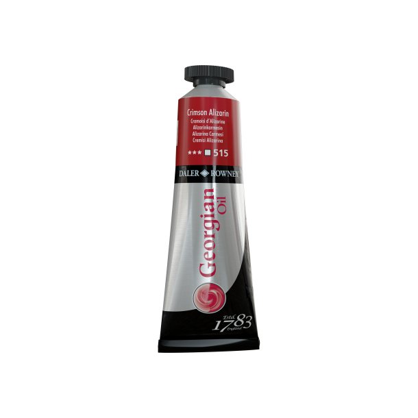 Georgian Crimson Alizarin olie maling 38ml Daler Rowney 515