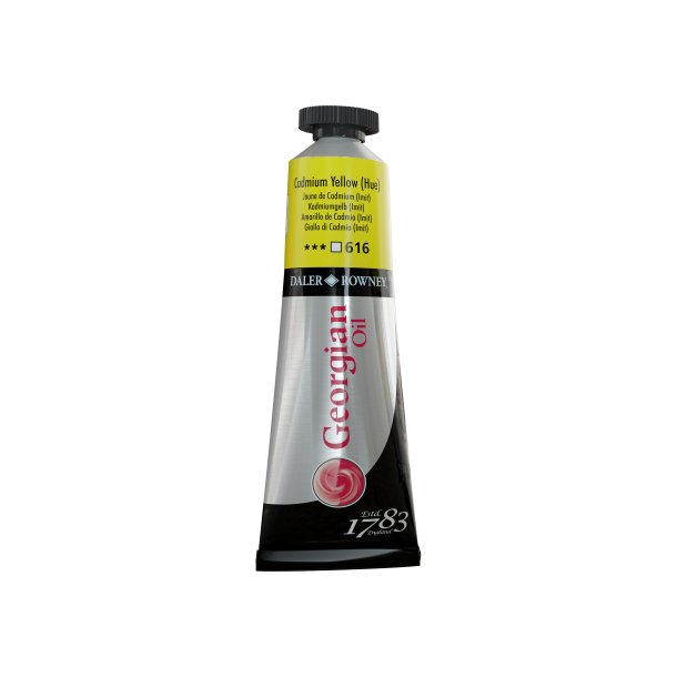 Georgian Cad Yellow hue olie maling 38ml Daler Rowney 616