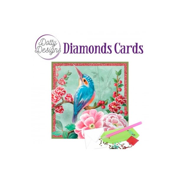 Dotty Designs Diamond Cards - Kingfisher