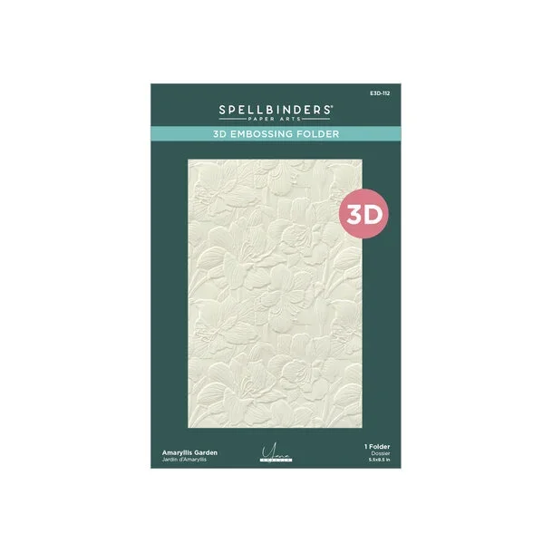 Spellbinders Amaryllis Garden 3D Embossing Folder (E3D-112)