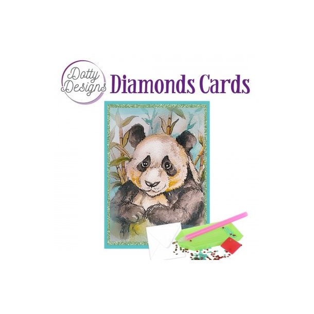 Dotty Designs Diamond Cards - Panda Bear