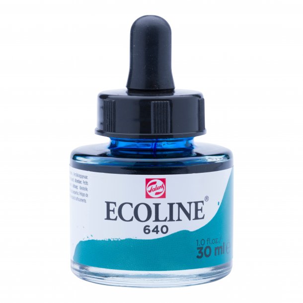 Ecoline Bluish Green nr. 640. 30 ML.